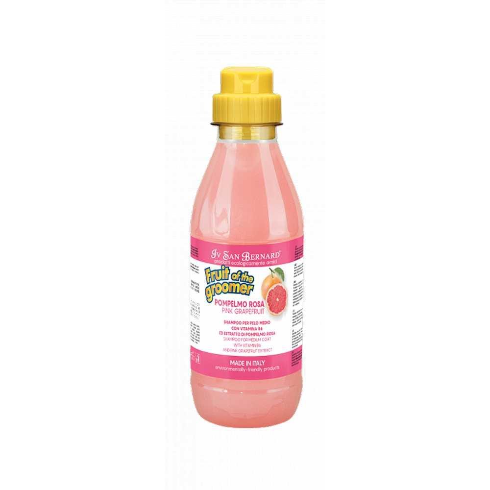 Шампунь Iv San Bernard Pink Grapefruit для середньої шерсті, з грейпфрутом та Вітамином В6, 500мл.
