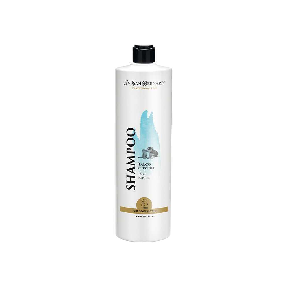 Шампунь Iv San Bernard Talc для кошенят і цуценят, з тальком, не дратує очі 500мл.