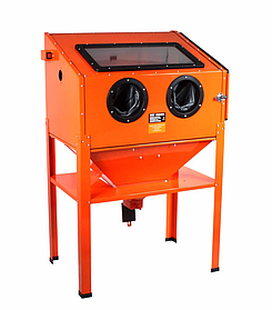 Піскоструминна кабіна 250 л Bass Polska 4265, камера для обробки металу, абразивна камера закритого типу