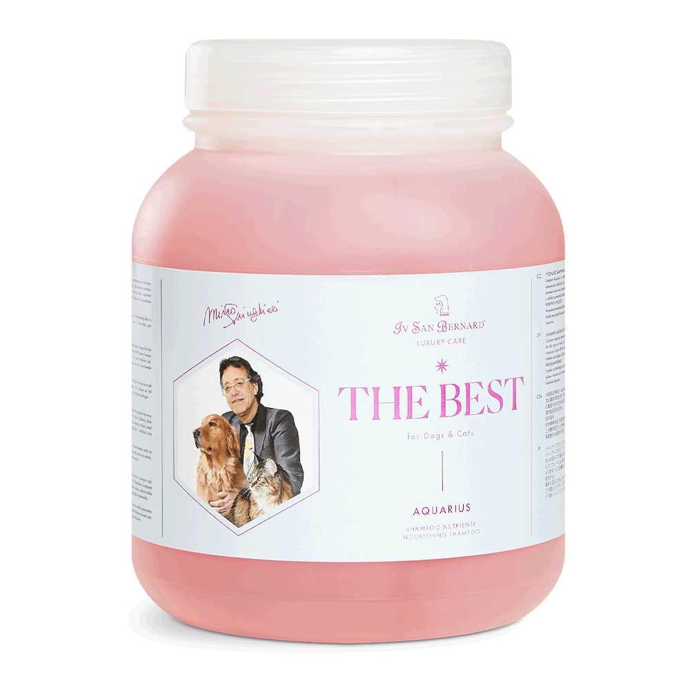 Шампунь Iv San Bernard AQUARIUS ANTIOXIDANT, всі типи шерсті з екстрактом червоної лози 2500 ml.