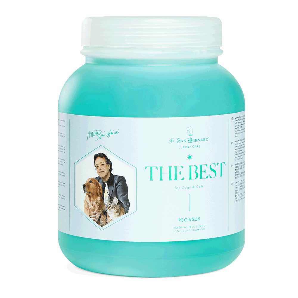 Шампунь Iv San Bernard PEGASUS LONG COAT,для довгої шерсті з екстрактом мальви 2500ml.