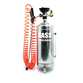 Пневматичний піногенератор з нержавійки 25 л Bass Polska 4041, піногенератор для миття, пристрій для піни, апарат для чищення