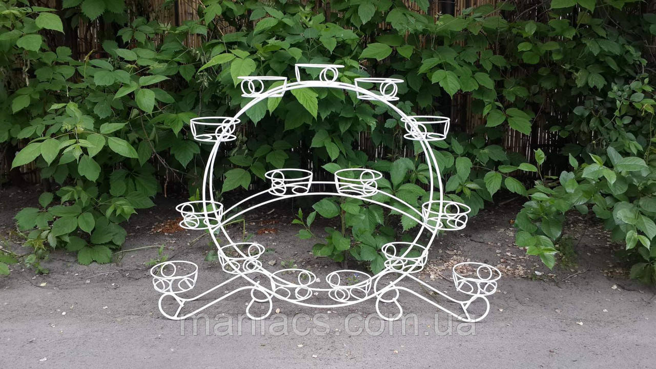 Глоксинія-1, підставка для квітів на 15 чаш, фото 1