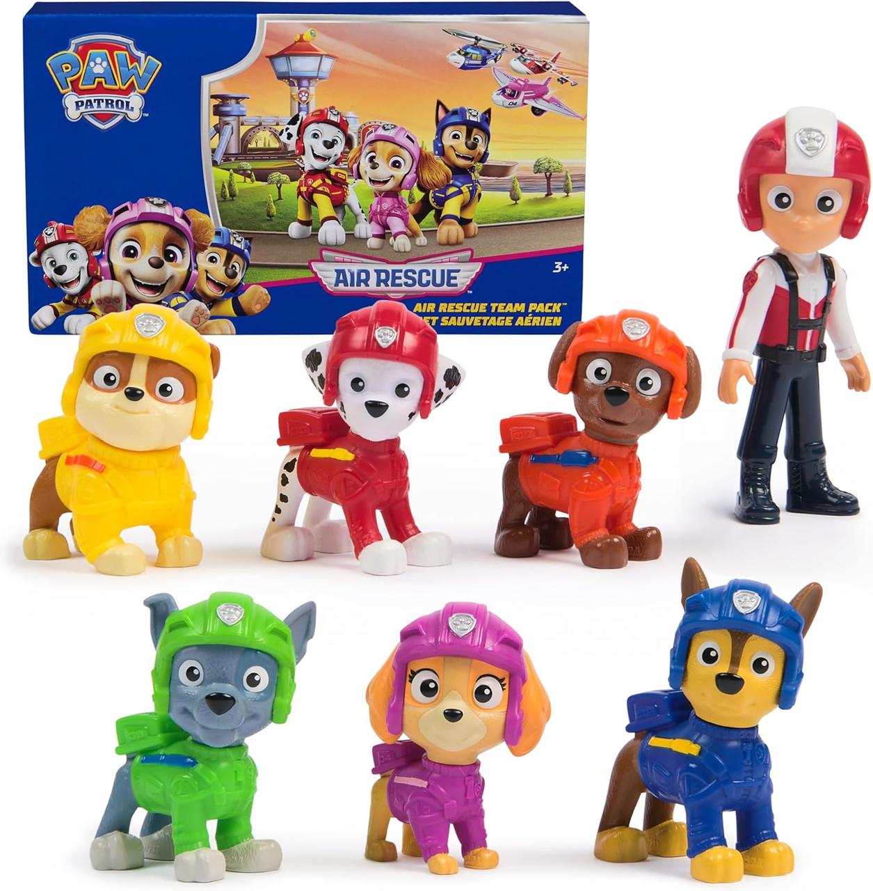 Набір 7 фігурок щенячій патруль Paw Patrol: Air Rescue Toy Figures Gift Pack