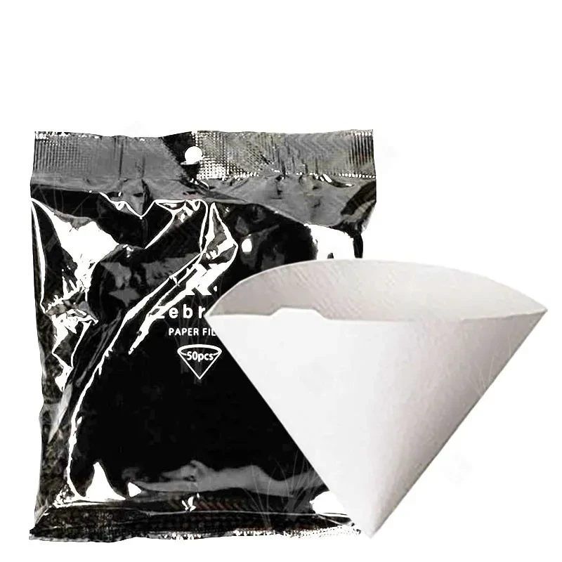 HARIO Zebrang V60 02 паперові білі фільтри 50 шт