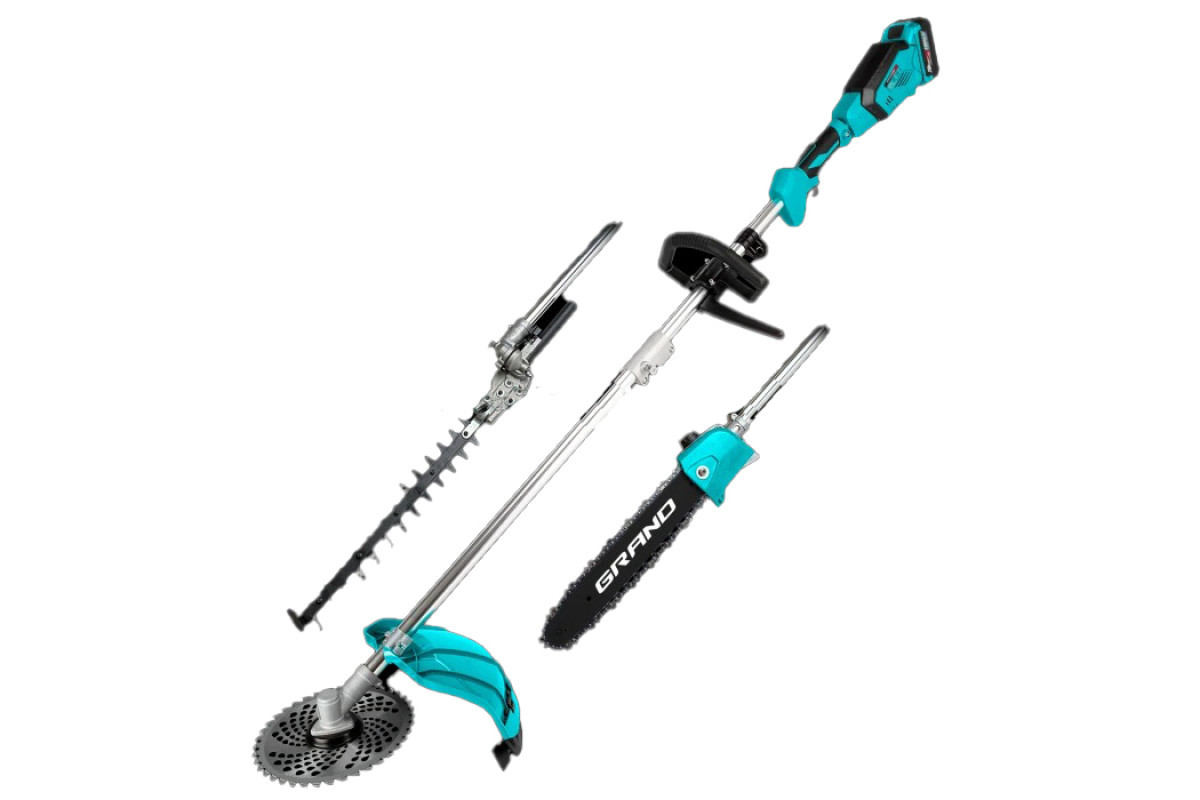 Акумуляторний триммер газонний Grand АТГ-20 4в1, фото 1