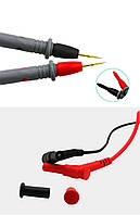 Универсальные щупы для мультиметра • 20А • Золотые наконечники • Антискользящие