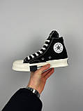 Жіночі кеди Converse Drkstar Hi Black White A00130C, фото 6