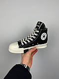 Жіночі кеди Converse Drkstar Hi Black White A00130C, фото 2