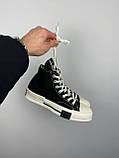 Жіночі кеди Converse Drkstar Hi Black White A00130C, фото 3