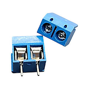 Клемник гвинтовий KV301-5.0-02P /KLS /Синій