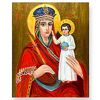 Писана ікона "Призри на смиренність" Пресвятої Богородиці, 50 х 60 см, на дереві