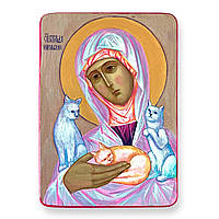 Писана ікона "Гертруда Невільська", 20 х 27 см, на дереві