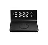 Бездротовий зарядний пристрій з годинником Cyber, TM TEG, фото 2