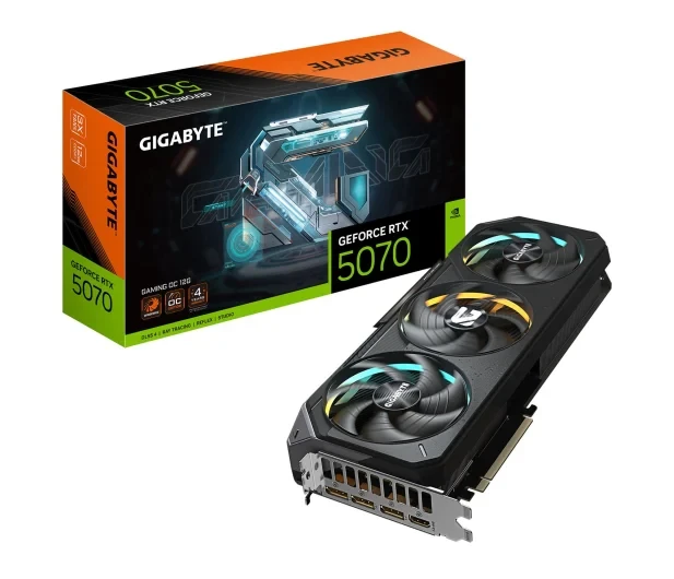 Відеокарта Gigabyte GeForce RTX 5070 Gaming OC 12GB GDDR7 DLSS4