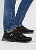Шкіряні чоловічі кросівки чорні (АС 353), фото 9