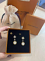 Луї Віттон сережки / Louis Vuitton сережки з кулонами