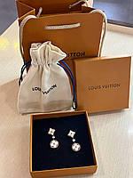 Луї Віттон сережки/Louis Vuitton сережки з кулонами