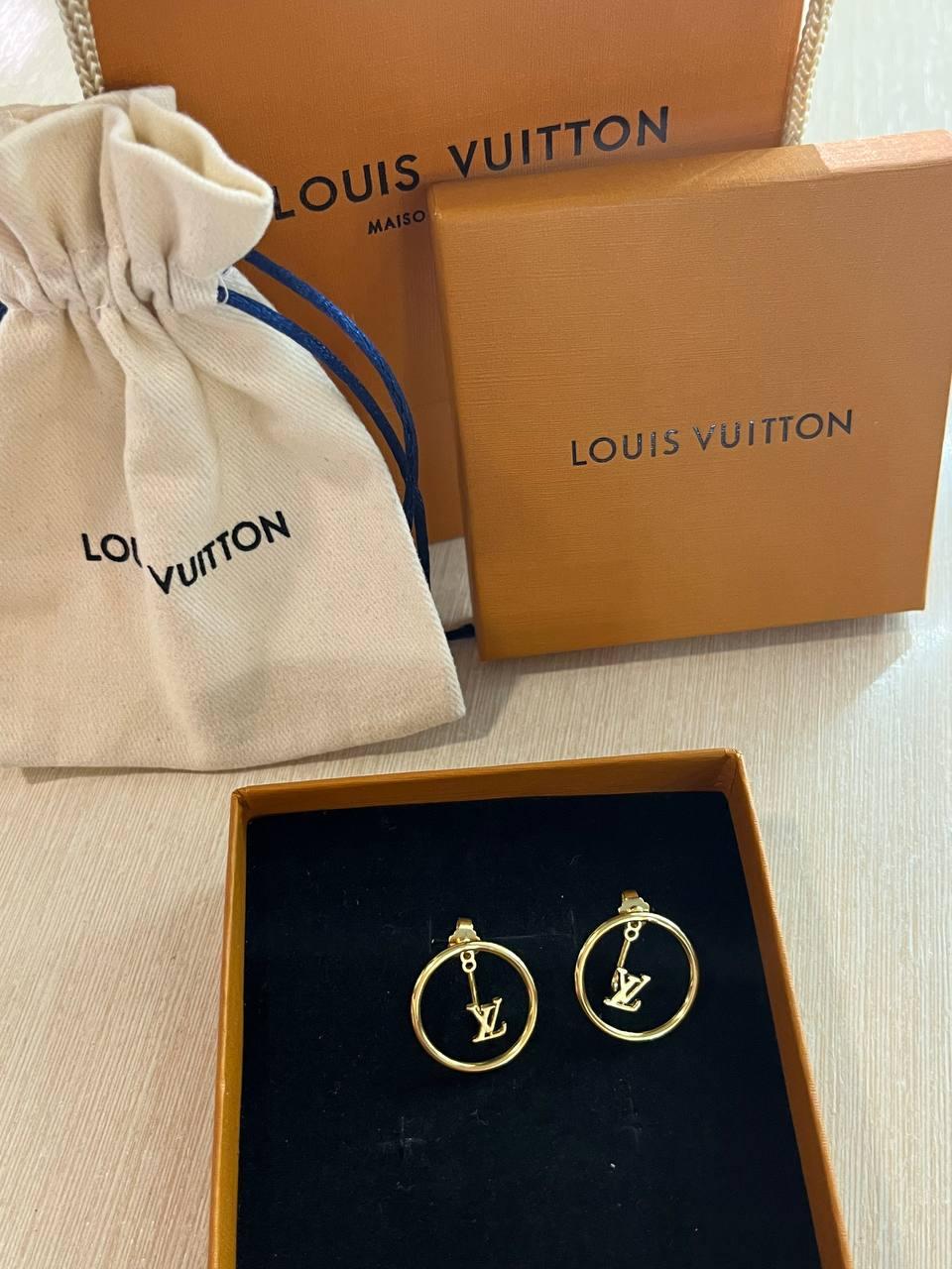 Луї Віттон сережки / Louis Vuitton сережки трансформери