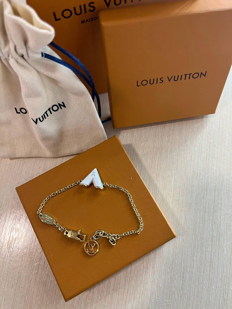 Луї Віттон браслет / Louis Vuitton браслет покриття срібло та золото