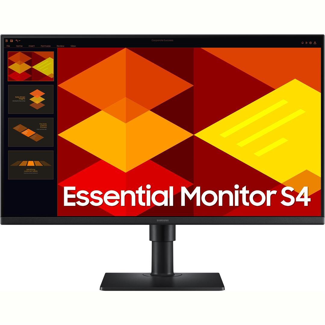 Монітор Samsung 27" S27D400 (LS27D400GAIXCI) IPS Black 100Hz — ідеальний вибір для роботи та розваг, фото 1