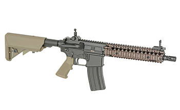 Штурмова гвинтівка Daniel Defense MK18 Gas Rifle – Tan [EMG] [Golden Eagle] (для страйкболу), фото 5