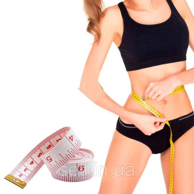 Мірна стрічка 1.6×200 см • Двостороння шкала • Металічний наконечник • Для кравців, фото 1