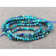 Намистини Азурит 2.3мм грань довжина 38см