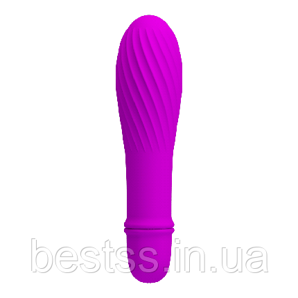 Вібратор невеликого розміру з 10 режимами вібрації Pretty Love Solomon Purple – потужне задоволення у компактному розмірі!, фото 1