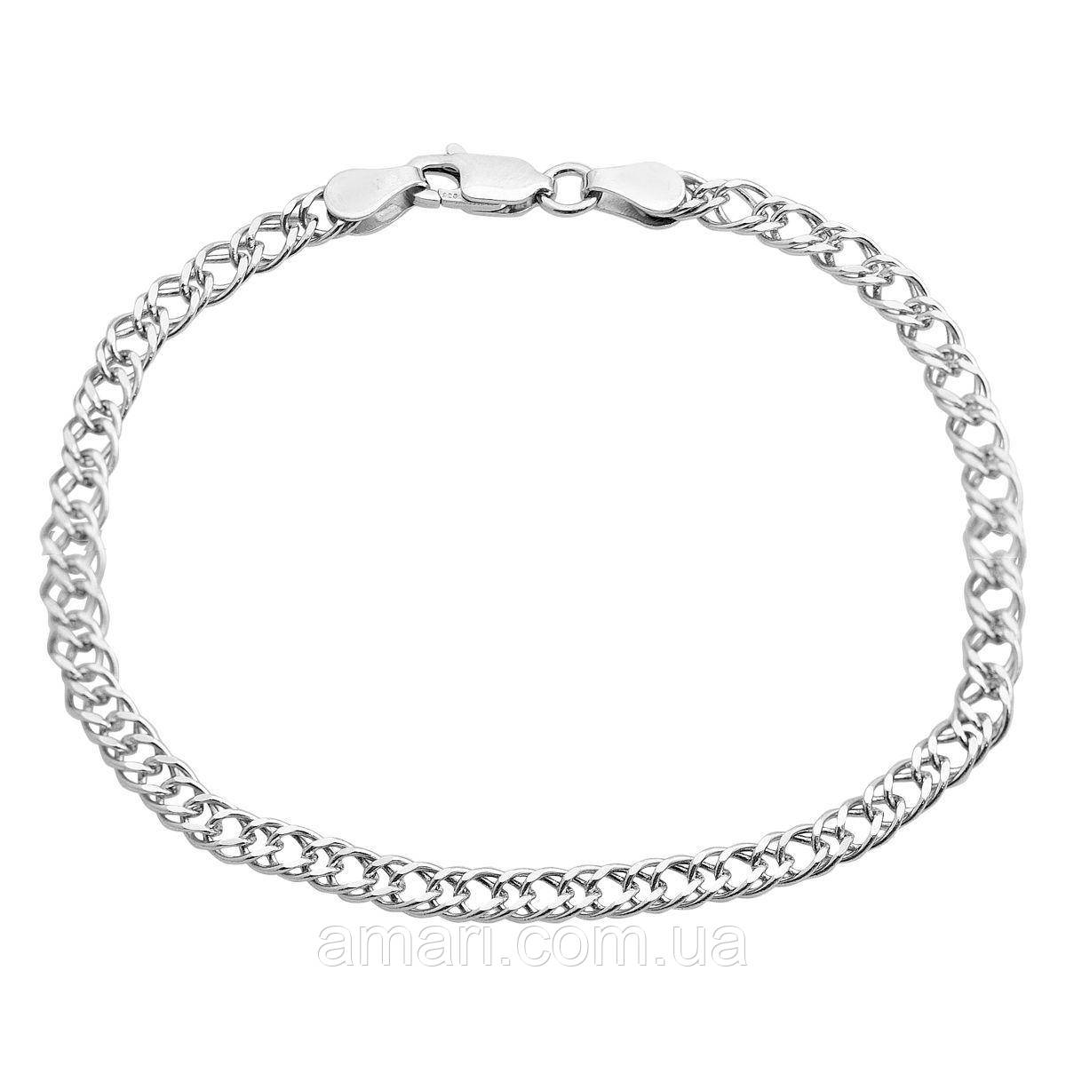 Срібний браслет Komilfo з без каменів, вага виробу 3,59 г (2173014) 18 розмір, фото 1