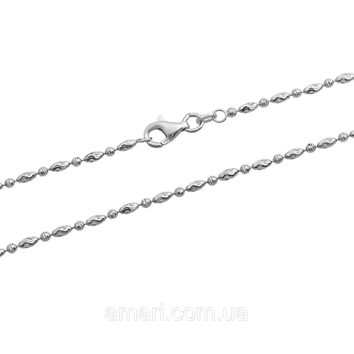 Срібний ланцюжок Komilfo з без каменів, вага виробу 4,42 г (2173144) 400 розмір, фото 1