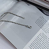 Срібний ланцюжок Komilfo з без каменів, вага виробу 4,42 г (2173144) 400 розмір, фото 5