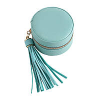 Скринька Casegrace SP-01205 для кілець і ювелірних виробів портативна компактна 7*7*4,5 см Blue MOB