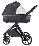 Стильна універсальна коляска Omega+ 2в1 Meteor Grey від народження до 4-х років (до 22 кг) Carrello Сірий, фото 3