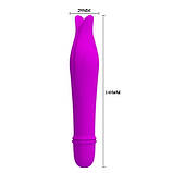 Вібратор невеликого розміру з 10 режимами вібрації Pretty Love Edward Purple – твій особистий «дельфін» для задоволення!, фото 8