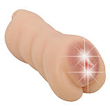 Двосторонній реалістичний мастурбатор Crazy Bull Sarah Masturbator Flesh, фото 3