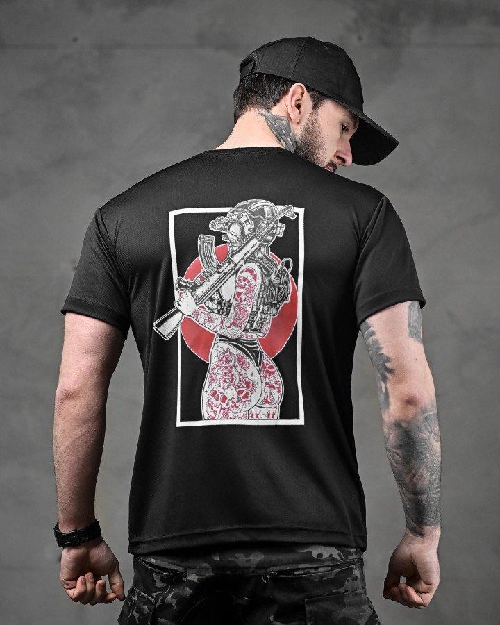 Тактична футболка потовідвідна Odin black skull ВТ6773, фото 1