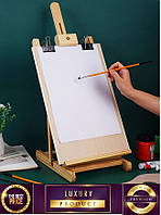 Мольберт настільний для художника, дерев'яний, з регульованою висотою до 102 см! Для дітей та дорослих!