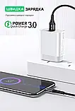 Кабель MicroUSB - USB (3m) провід швидкого заряджання для телефону USLION US0124R, фото 5