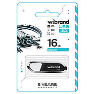 Флеш-накопичувач Wibrand USB 2.0 Aligator 16Gb Black, фото 3