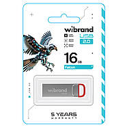 Флеш-накопичувач Wibrand USB 2.0 Falcon 16Gb Red, фото 3