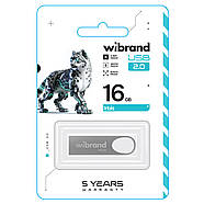 Флеш-накопичувач Wibrand USB 2.0 Irbis 16Gb Silver, фото 3