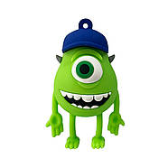 Флеш-накопичувач Wibrand USB 2.0 Mike Wazowski 16Gb Green, фото 4