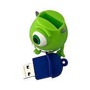 Флеш-накопичувач Wibrand USB 2.0 Mike Wazowski 16Gb Green, фото 7
