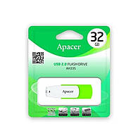 Флеш-накопичувач Apacer USB 2.0 AH335 32Gb Green, фото 3