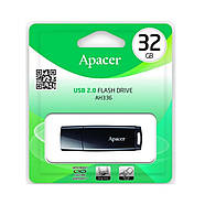Флеш-накопичувач Apacer USB 2.0 AH336 32Gb Black, фото 3