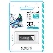 Флеш-накопичувач Wibrand USB 2.0 Stingray 32Gb Grey, фото 3