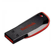 Флеш-накопичувач SanDisk USB 2.0 Cruzer Blade 64Gb Black/Red, фото 5