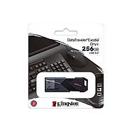 Флеш-накопичувач Kingston USB 3.2 DT Exodia Onyx 256GB Black, фото 3
