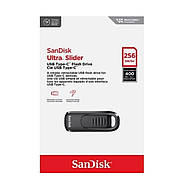 Флеш-накопичувач SanDisk USB 3.2 Gen1 Ultra Slider Type-C 256Gb (400 Mb/s), фото 3